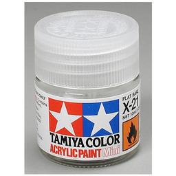 Click here to learn more about the Tamiya America, Inc Acrylic Mini X21, Flat Base.