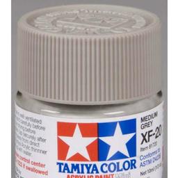 Click here to learn more about the Tamiya America, Inc Acrylic Mini XF20, Medium Grey.