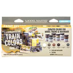 Click here to learn more about the Testor Corp. Model Master 6 Color Paint Set, Train Colors.