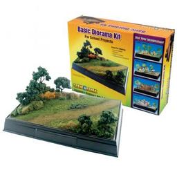 Click here to learn more about the Woodland Scenics Scene-A-Rama Basic Diorama Kit.