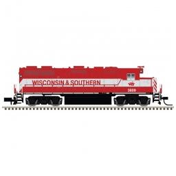 Click here to learn more about the Atlas Model Railroad N GP38-2, WSOR #3810.