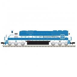 Click here to learn more about the Atlas Model Railroad N SD60, EMDX #9002.