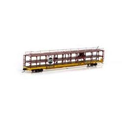 Click here to learn more about the Athearn N F89-F Tri-Level Auto Rack, N&W/RTTX #913049.
