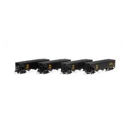 Click here to learn more about the Athearn N 40'' 3-Bay Offset Hopper w/Load, ARR #1 (4).