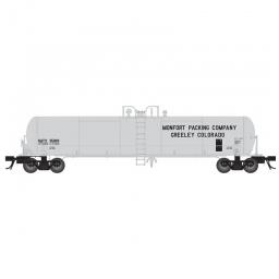 Click here to learn more about the Atlas Model Railroad N 20,700 Gallon Tank, Monfort Packing #35818.