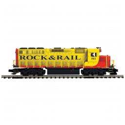 Click here to learn more about the M.T.H. Electric Trains O GP40 w/PS3, Rock & Rail #501.