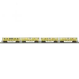 Click here to learn more about the M.T.H. Electric Trains O-27 3200 Subway w/PS3, Yellowbrook (4).