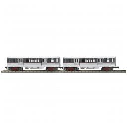 Click here to learn more about the M.T.H. Electric Trains O-27 3200 Subway Dummy, CTA/Two Tone Silver (2).