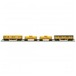 Click here to learn more about the M.T.H. Electric Trains O-27 R-12 w/PS3, MTA/MOW #35782 (4).