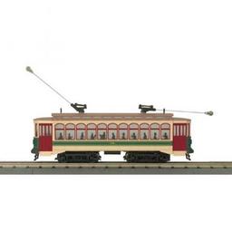 Click here to learn more about the M.T.H. Electric Trains O-27 Brill Trolley w/PS3, RDG #68.