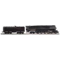 Click here to learn more about the M.T.H. Electric Trains O Hi-Rail 4-8-4 GS-4 w/PS3, SP Lines #4462.