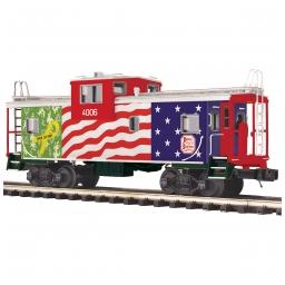 Click here to learn more about the M.T.H. Electric Trains O Extended Vision Caboose, KCS.