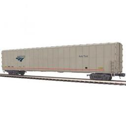Click here to learn more about the M.T.H. Electric Trains O 75'' AutoTrain Auto Carrier, Amtrak #9032.