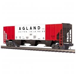 Click here to learn more about the M.T.H. Electric Trains O PS-2CD High-Sided Hopper Car, Agland Inc. #9069.
