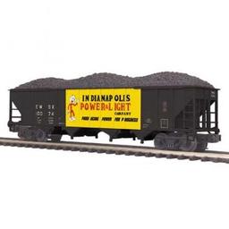 Click here to learn more about the M.T.H. Electric Trains O 4-Bay Hopper, IPL #10074.
