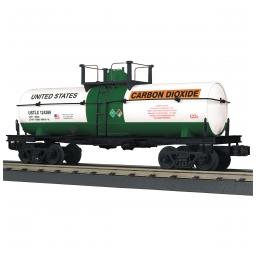 Click here to learn more about the M.T.H. Electric Trains O-27 Smoking Tank Car, US Carbon Dioxide.