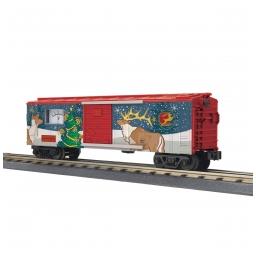 Click here to learn more about the M.T.H. Electric Trains O-27 Operating Box Car w/Power Meter, North Pole.