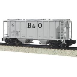 Click here to learn more about the M.T.H. Electric Trains S PS-2 2-Bay Hopper, B&O # 600158.